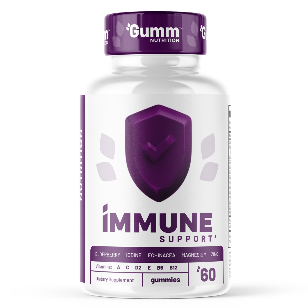 GUMM Nutrition™ - Immunity Support Vitamins Complex- 60 Gummies Bottle